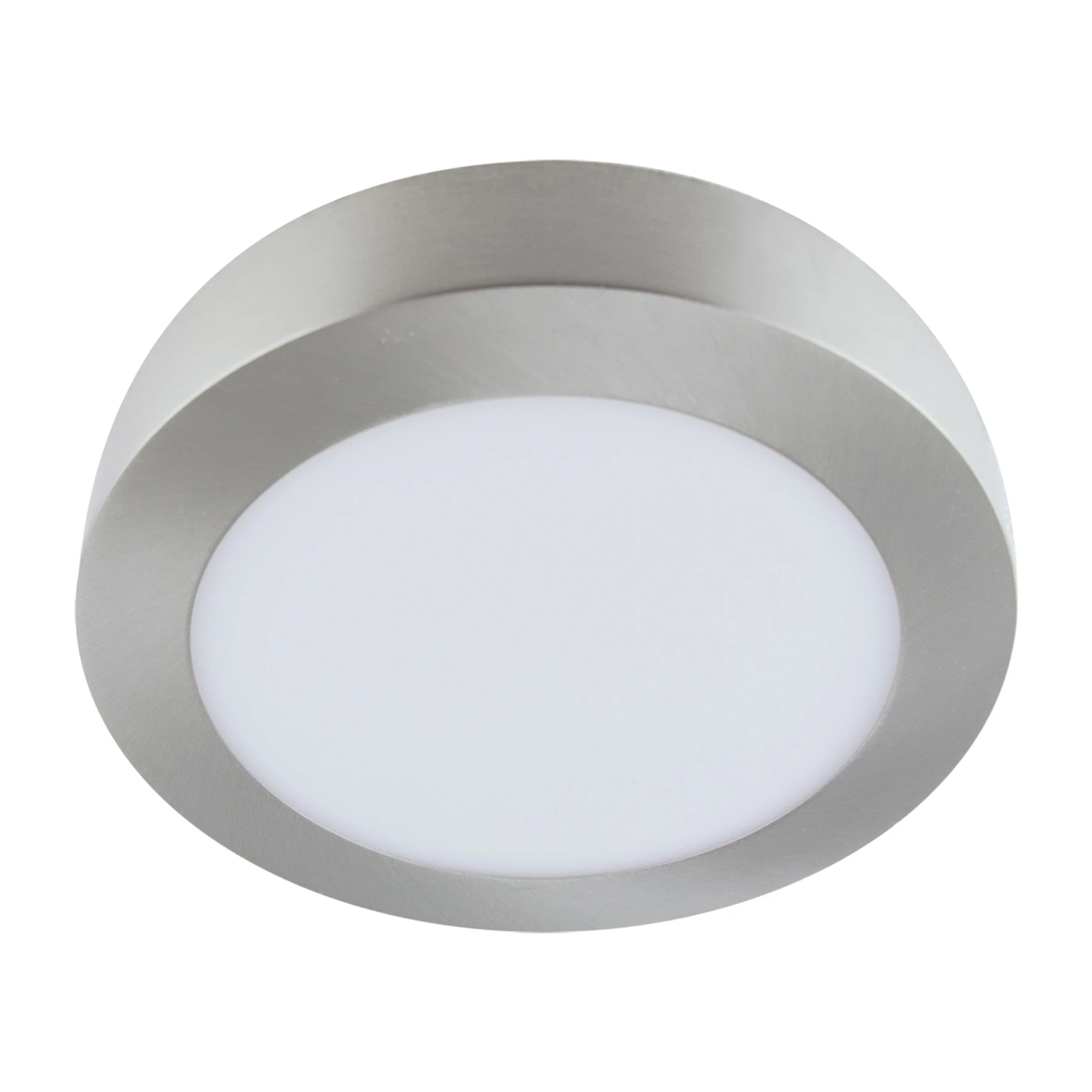 Decken Aufbauleuchte in mattchrom - Ø17cm - 12 W - Lichtfarbe: neutralweiß