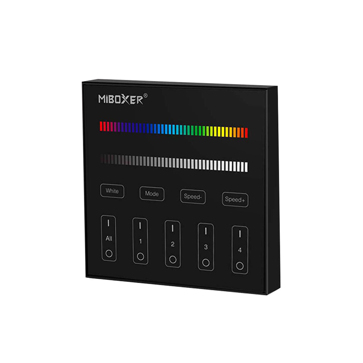 LED Funk Controller Set - 4 Zonen - 3 bis 4 Kanal - RGB+RGBW - Fernbedienung (2,4 GHz)
