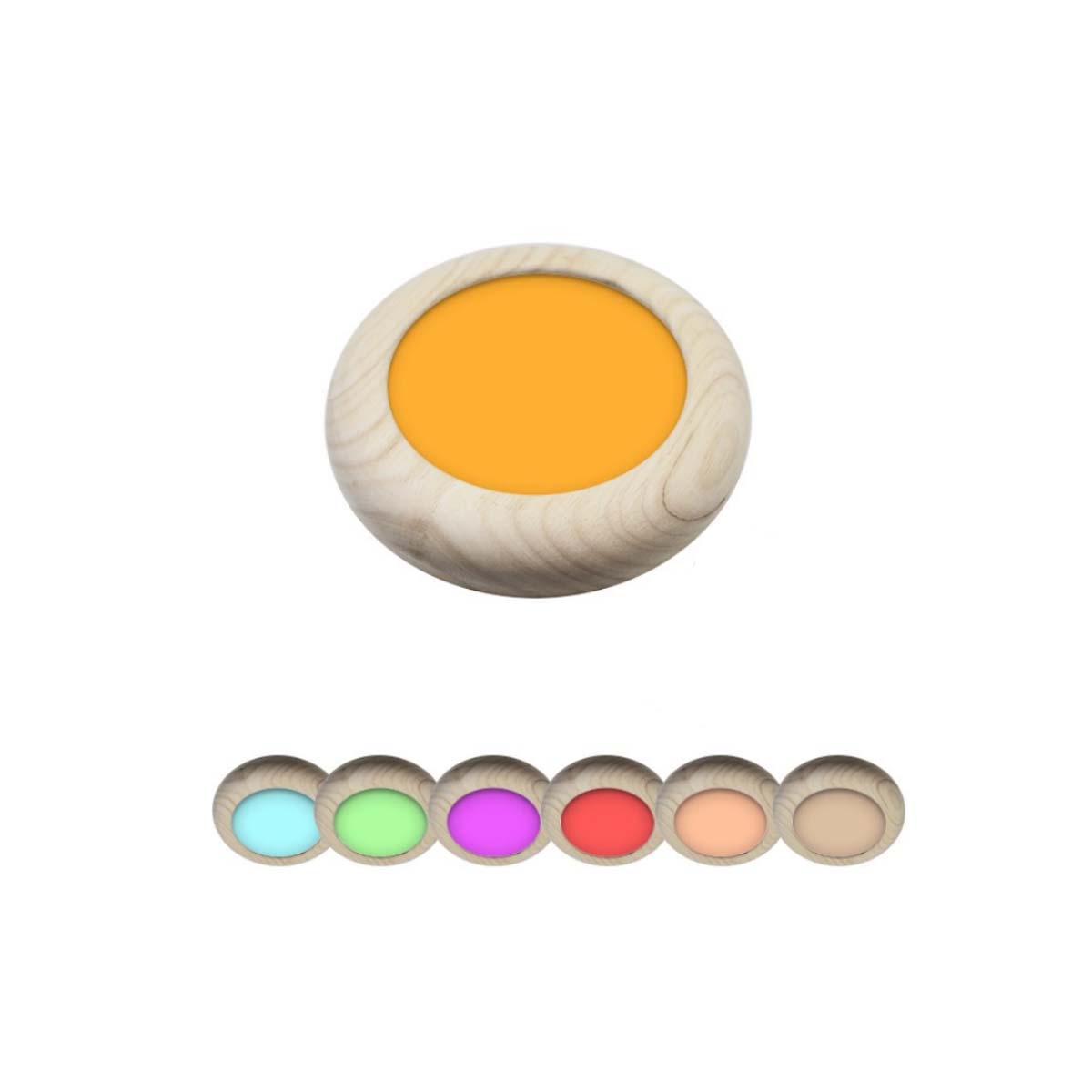 Sauna Lampe, 12V, 12W, 4 Lichtprogramme, 12 Farben, rund Ø 18 cm