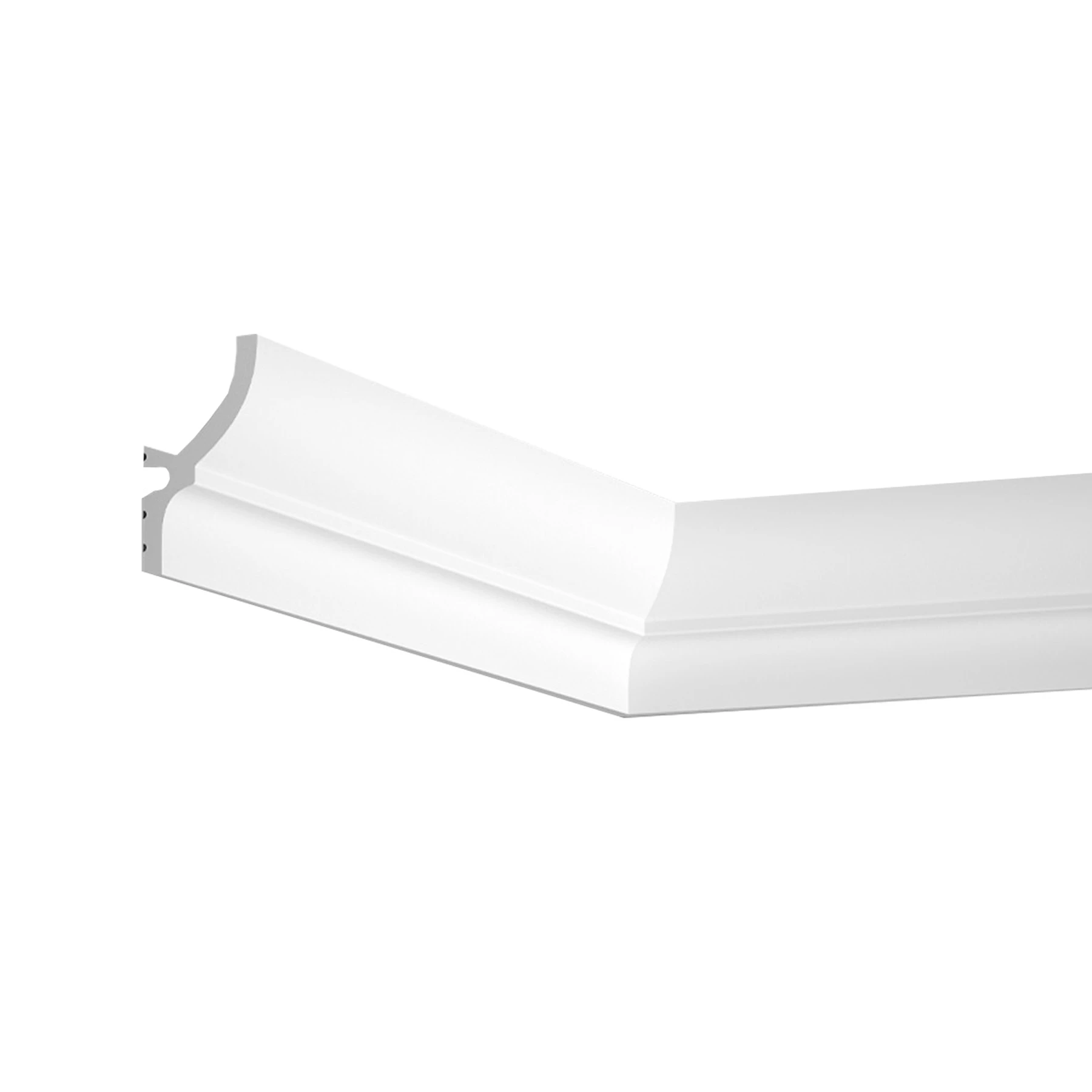 LED Stuckleiste - Deckenleiste -indirekt - 4 x 7,2 x 200cm
