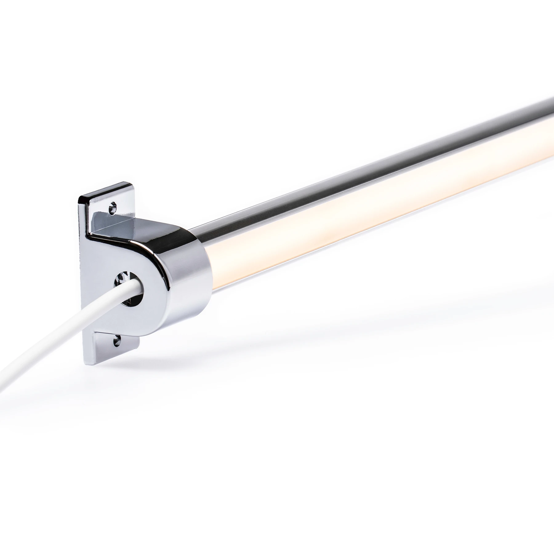 24V  Aluminium LED Leiste - einstellbare Abstrahlrichtung– warmweiß – diffuse Abdeckung