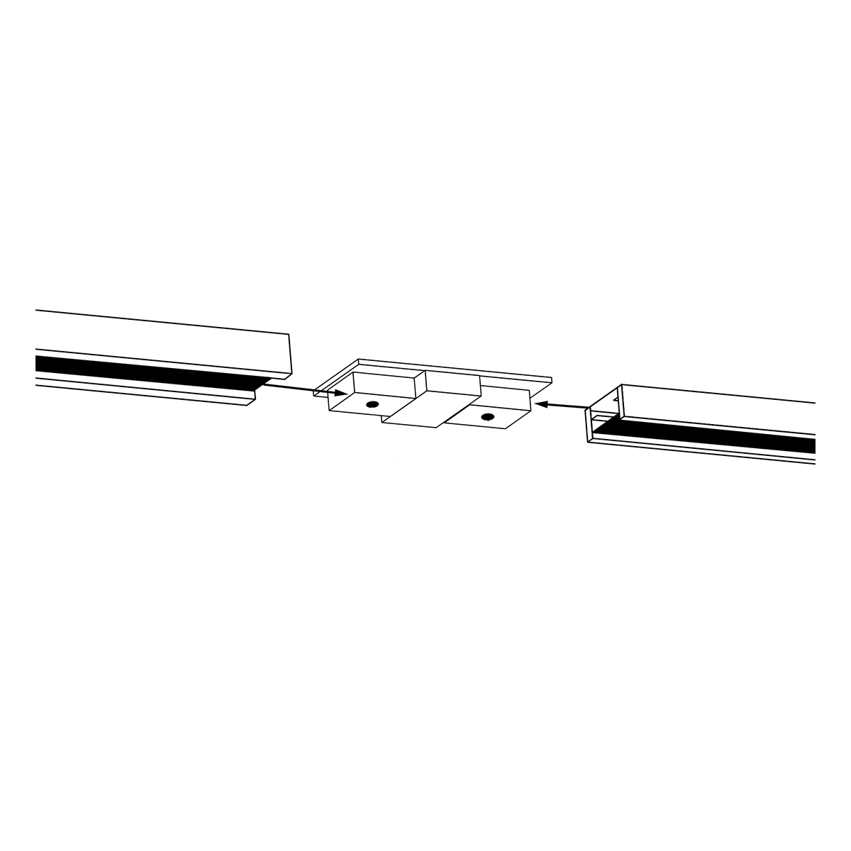 I - Verbinder für 1-Phasen - 230V Stromschienensystem