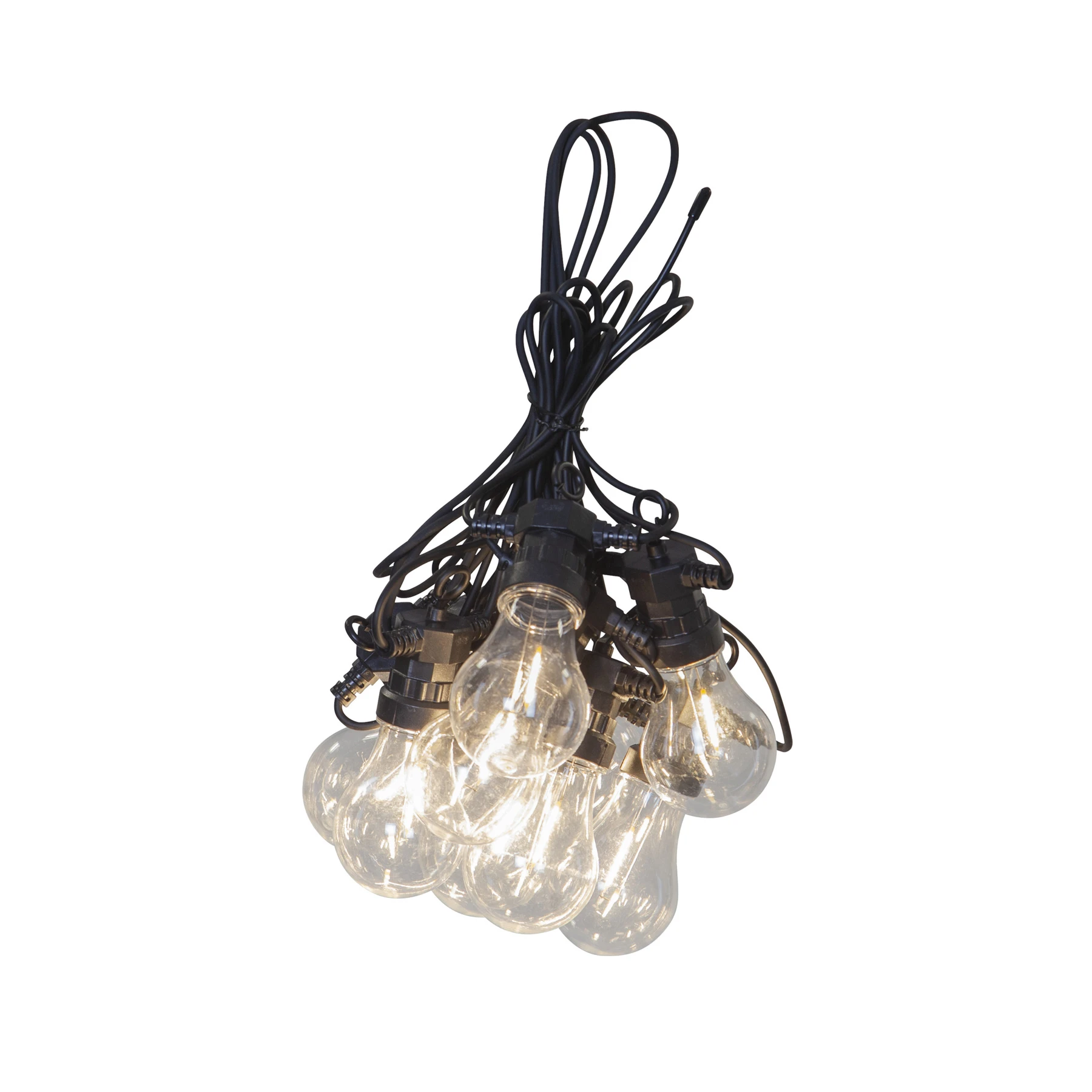 Circus Filament - Lichterkette für außen - 4,05 m - 10 LEDs - Netzbetrieb - Warmweiß