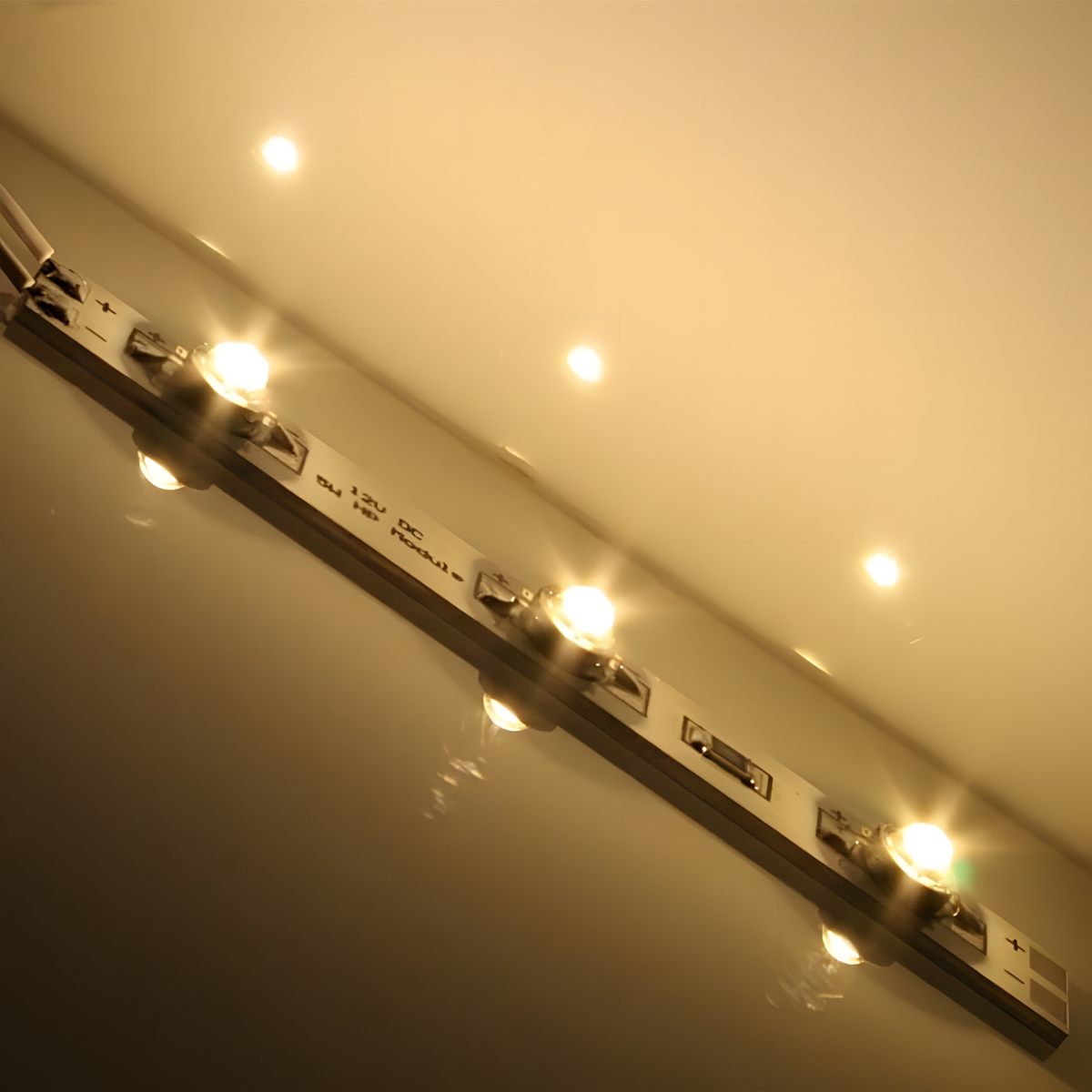 12V  High-Power LED Modul – warmweiß – 10cm