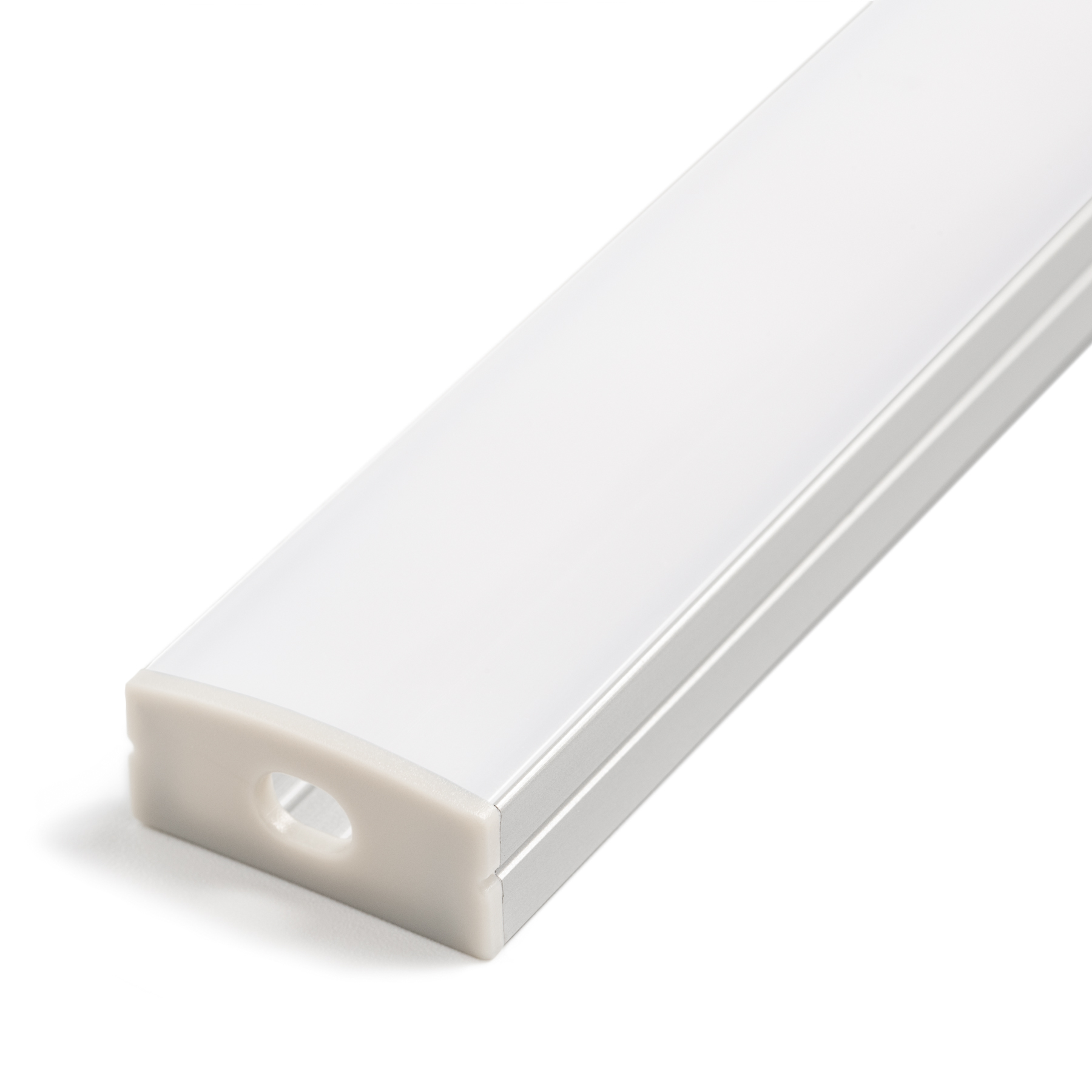 Endkappe für Aluminium LED Profil CC-42 1 Stück geschlossen