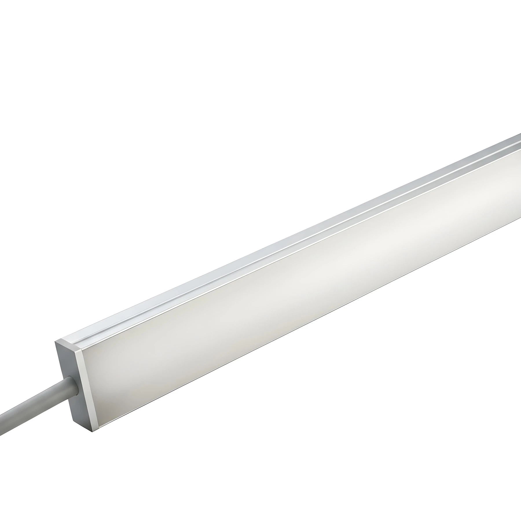 24V High Power Aluminium LED Leiste - warmweiß - diffuse Abdeckung - bis 3m Länge