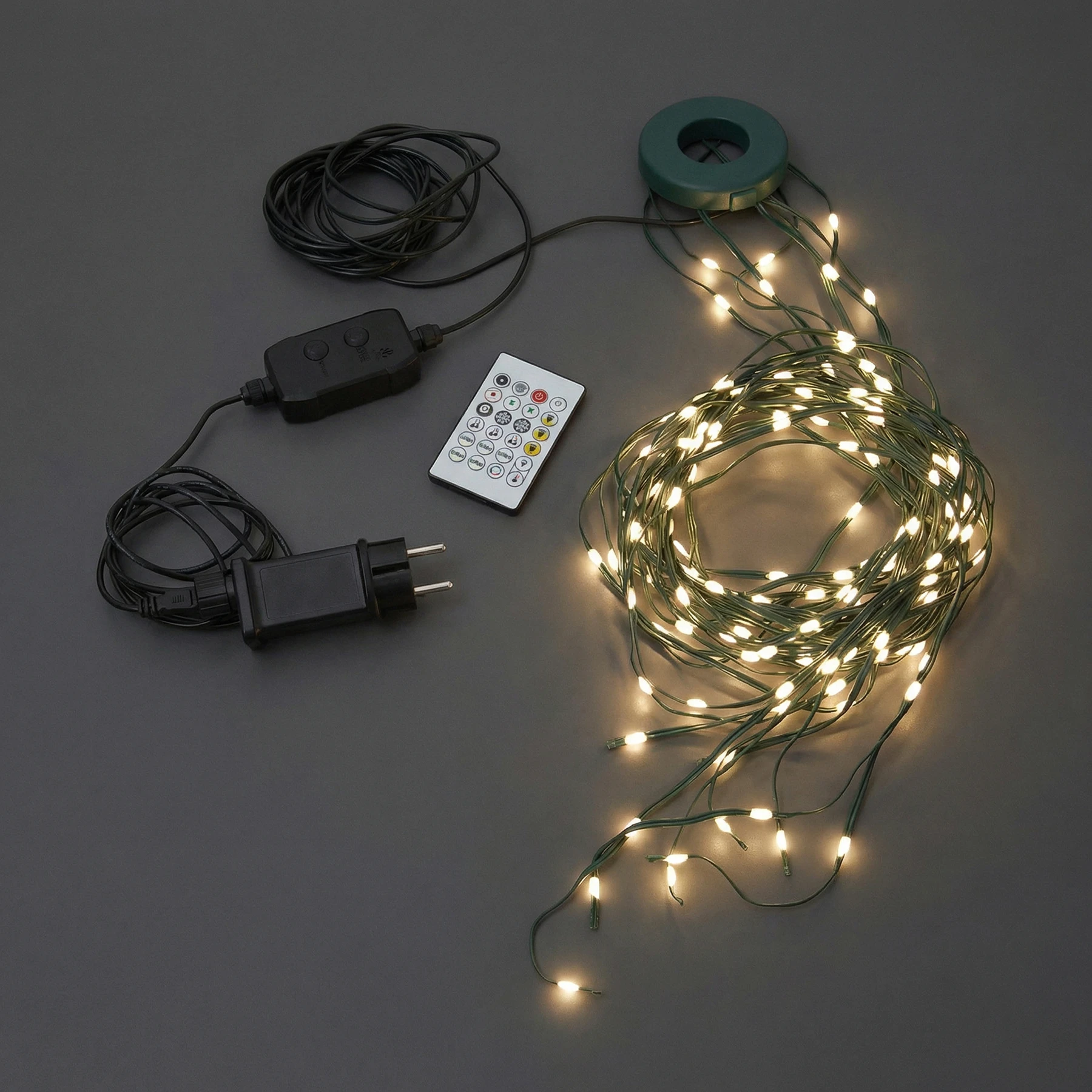 Smart - Baumlichterkette für außen - 0,08 m - 160 LEDs - Netzbetrieb - Fernbedienung - RGB