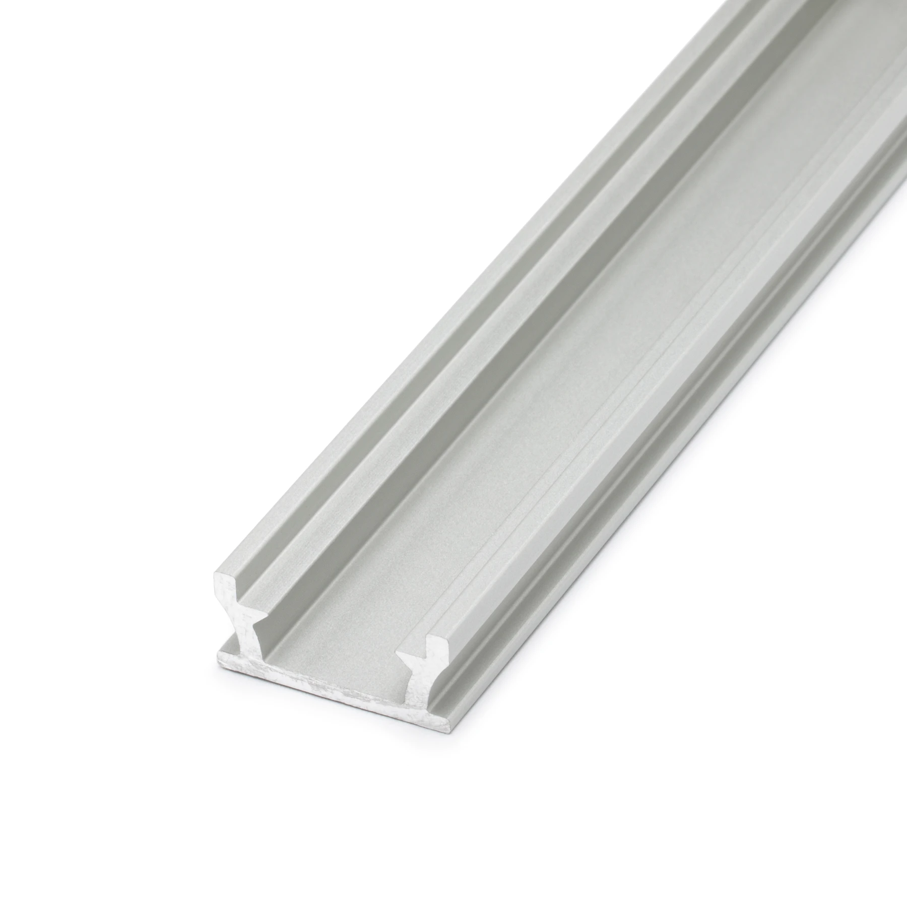 Aluminium LED Einbau / Aufputz Profil in Wunschlänge, spritzwassergeschützt, 2,0 x 0,9cm