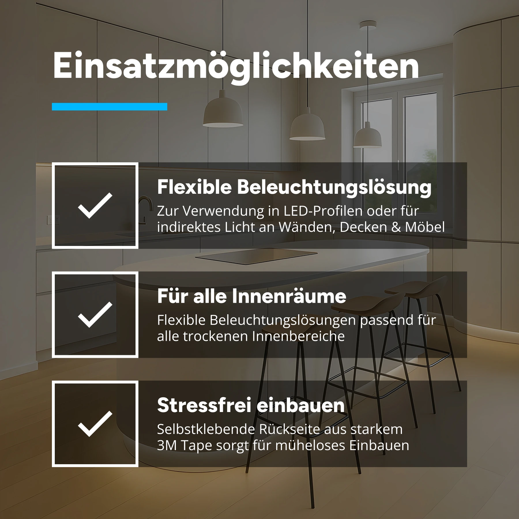 24V Zick Zack LED Streifen - neutralweiß - 60 LEDs je Meter - alle 10cm teilbar - 20cm - 12 LEDs - 1,8 Watt - 180 Lumen - ohne Eingangskabel - Löten erforderlich
