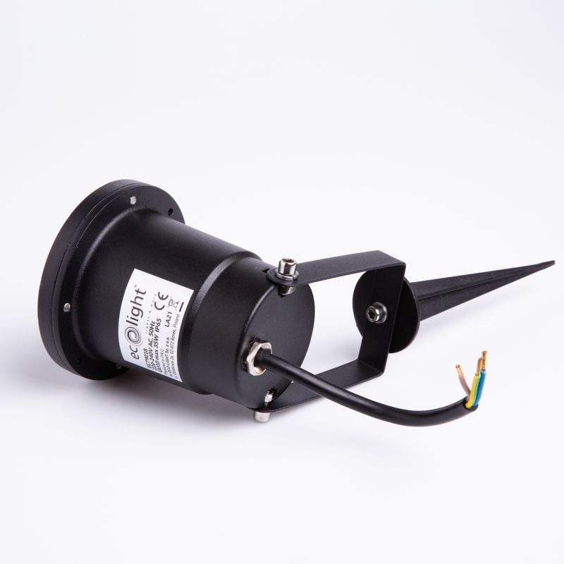 LED - Spotlicht mit Erdspieß - GU10 - 230V - IP65 - ohne Leuchtmittel