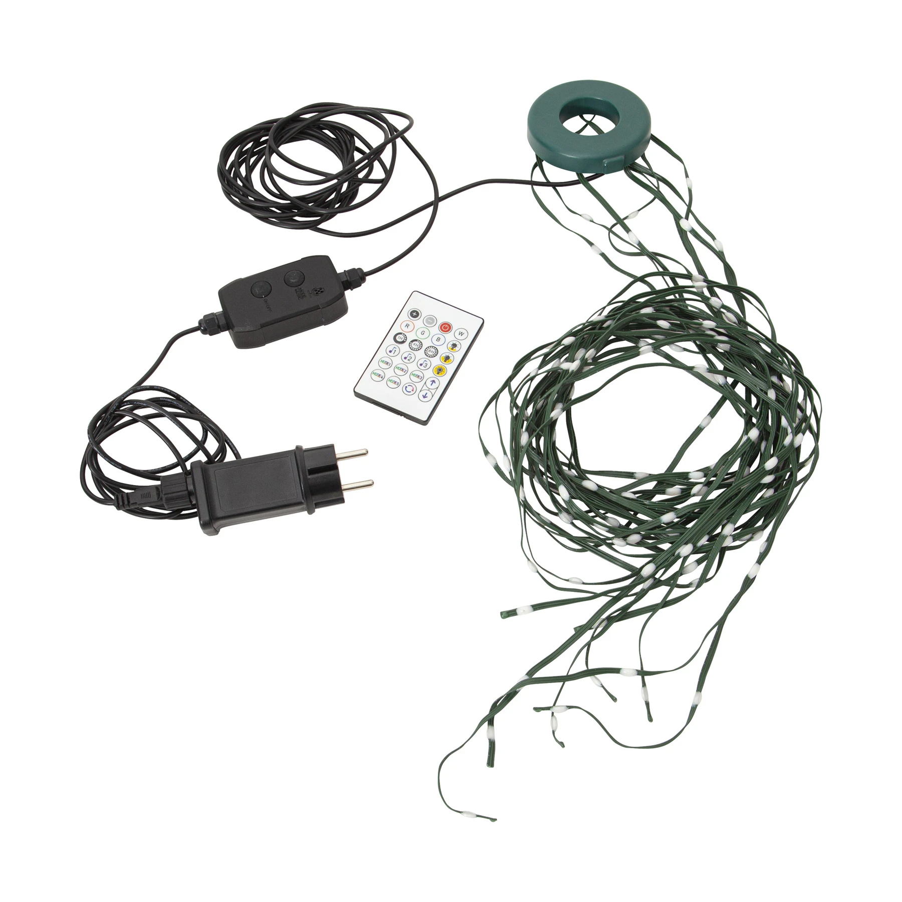 Smart - Baumlichterkette für außen - 0,08 m - 160 LEDs - Netzbetrieb - Fernbedienung - RGB