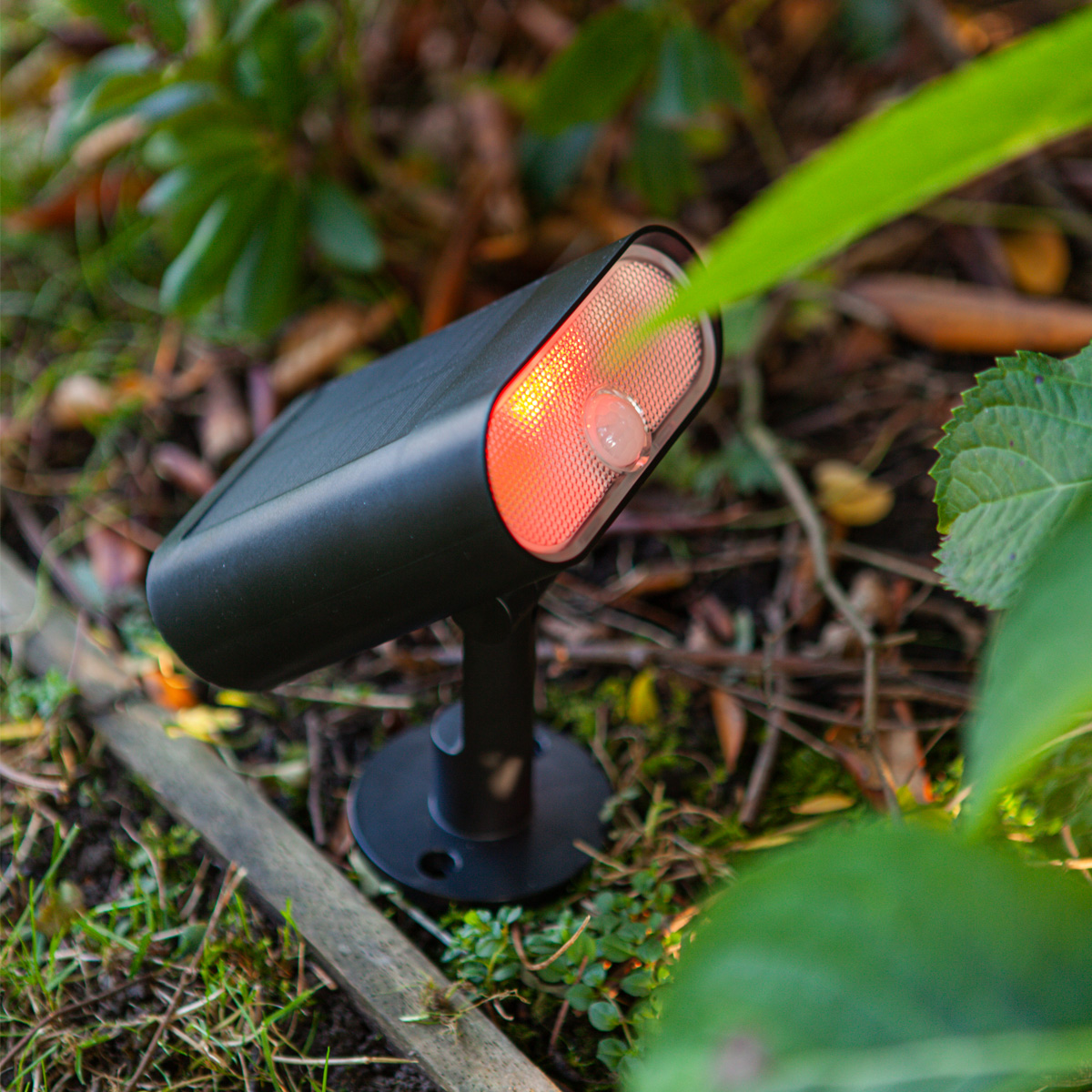Solar LED Strahler outdoor in schwarz - 7 W - Lichtfarbe: RGB und CCT
