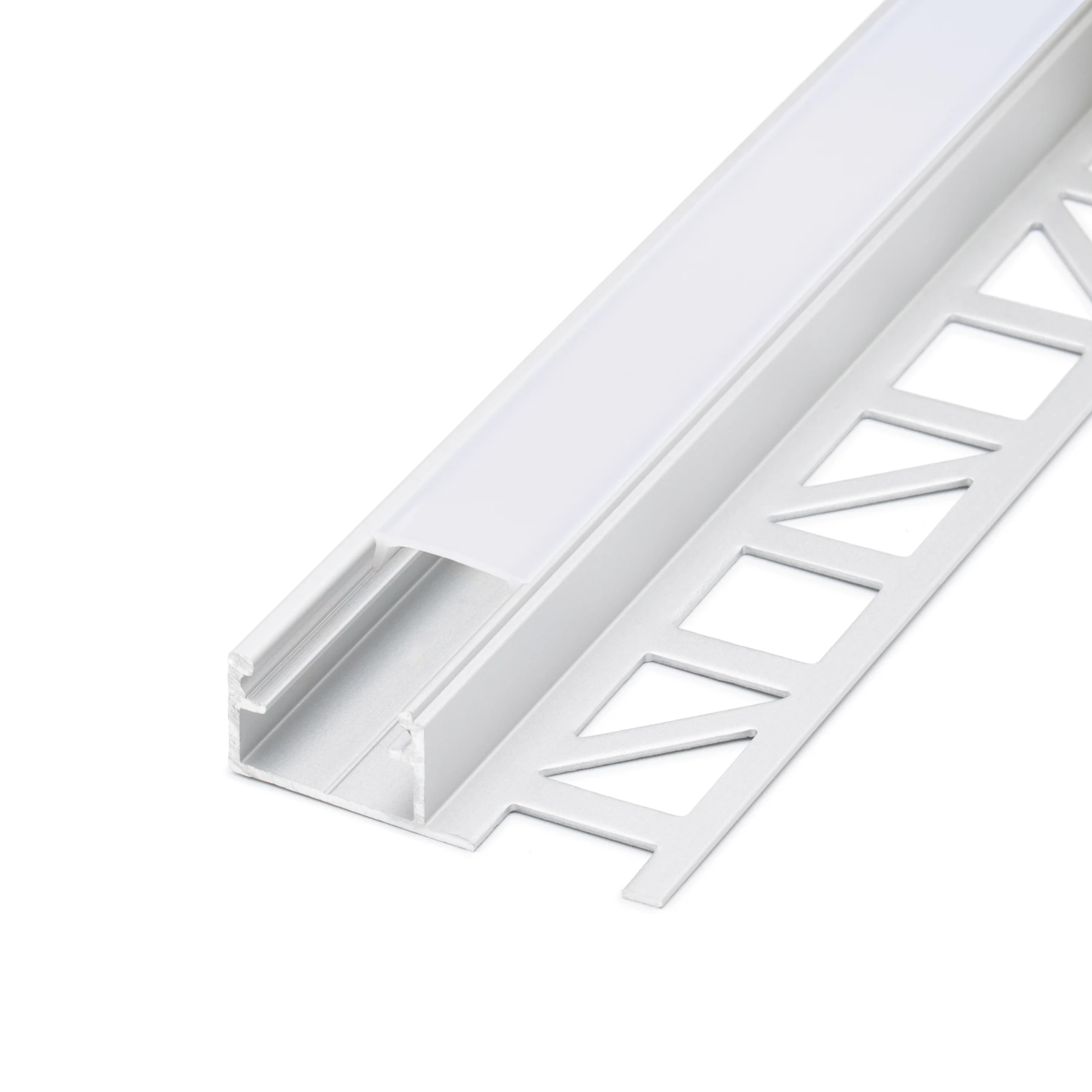 diffuse Abdeckung für LED Fliesenabschlussprofil - ideal, CC-13 - 200cm Länge