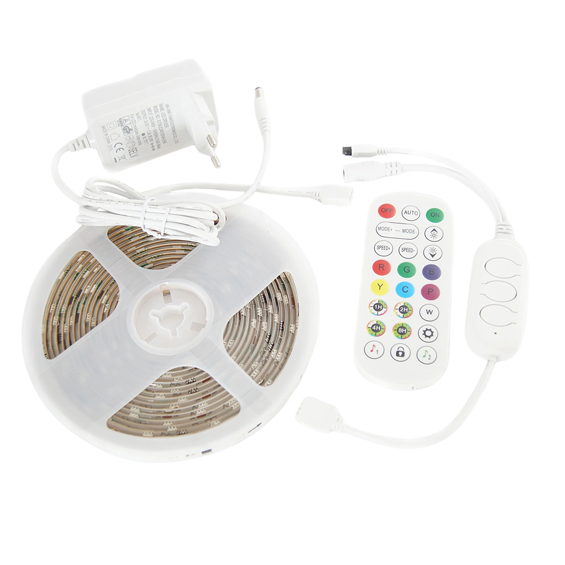 24V Smart LED Strip - RGBIC, 5m, IP44 - Tuya App, Sprachsteuerung über Alexa und Google Home