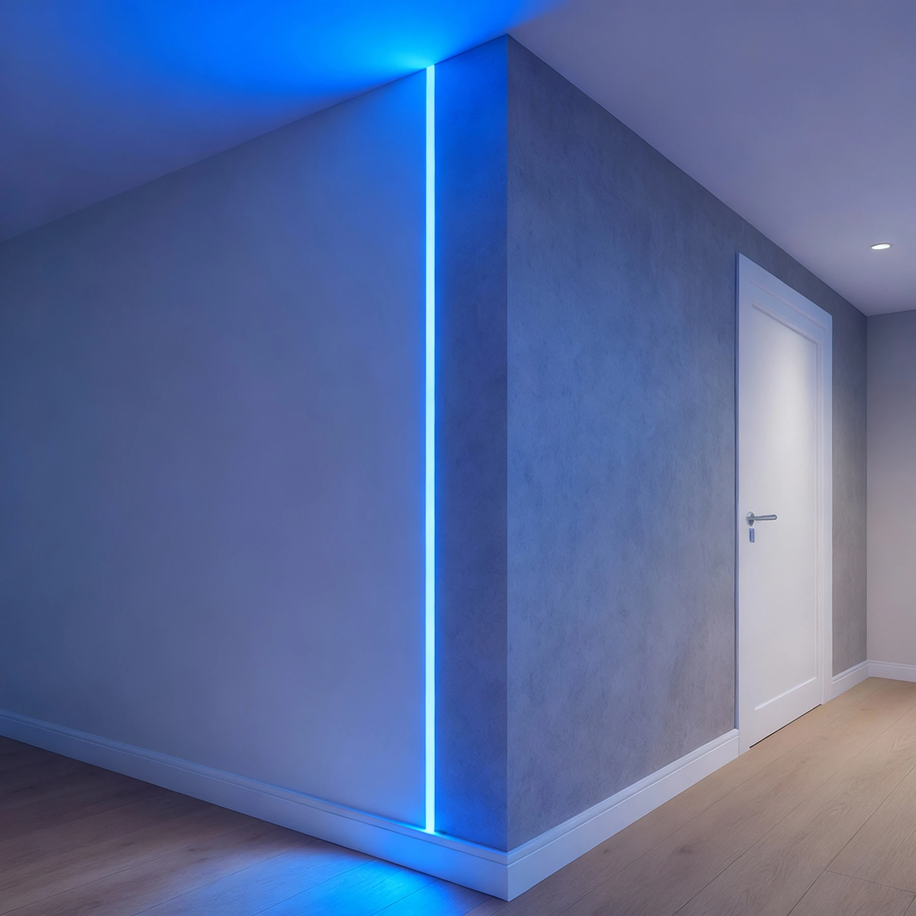 24V  Aluminium Einbau LED Leiste – RGB – diffuse Abdeckung - 23 cm mit 14 SMD LEDs - 3 Watt - 140 Lumen