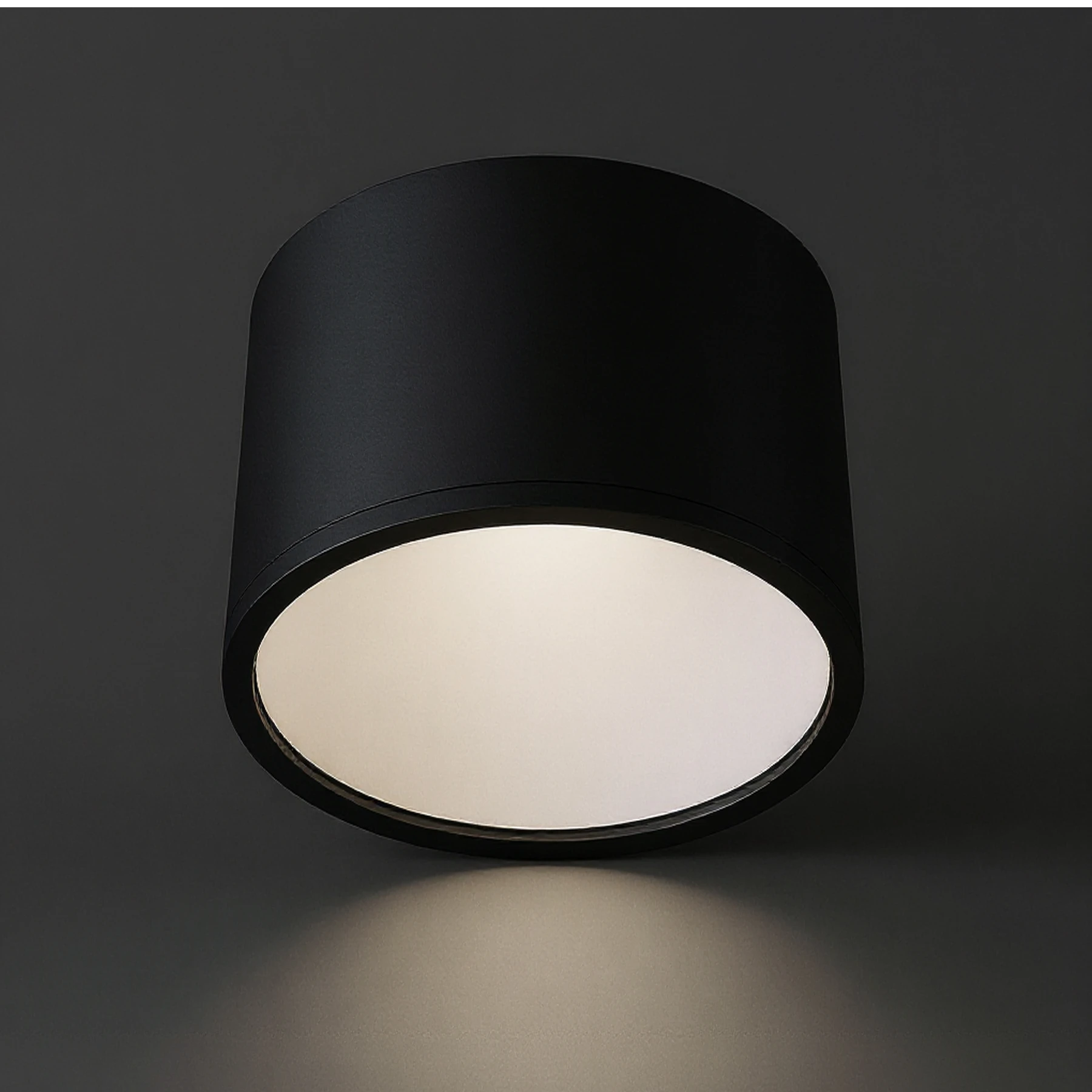 Deckenspot in schwarz - Ø12cm - 10 W - Lichtfarbe: neutralweiß