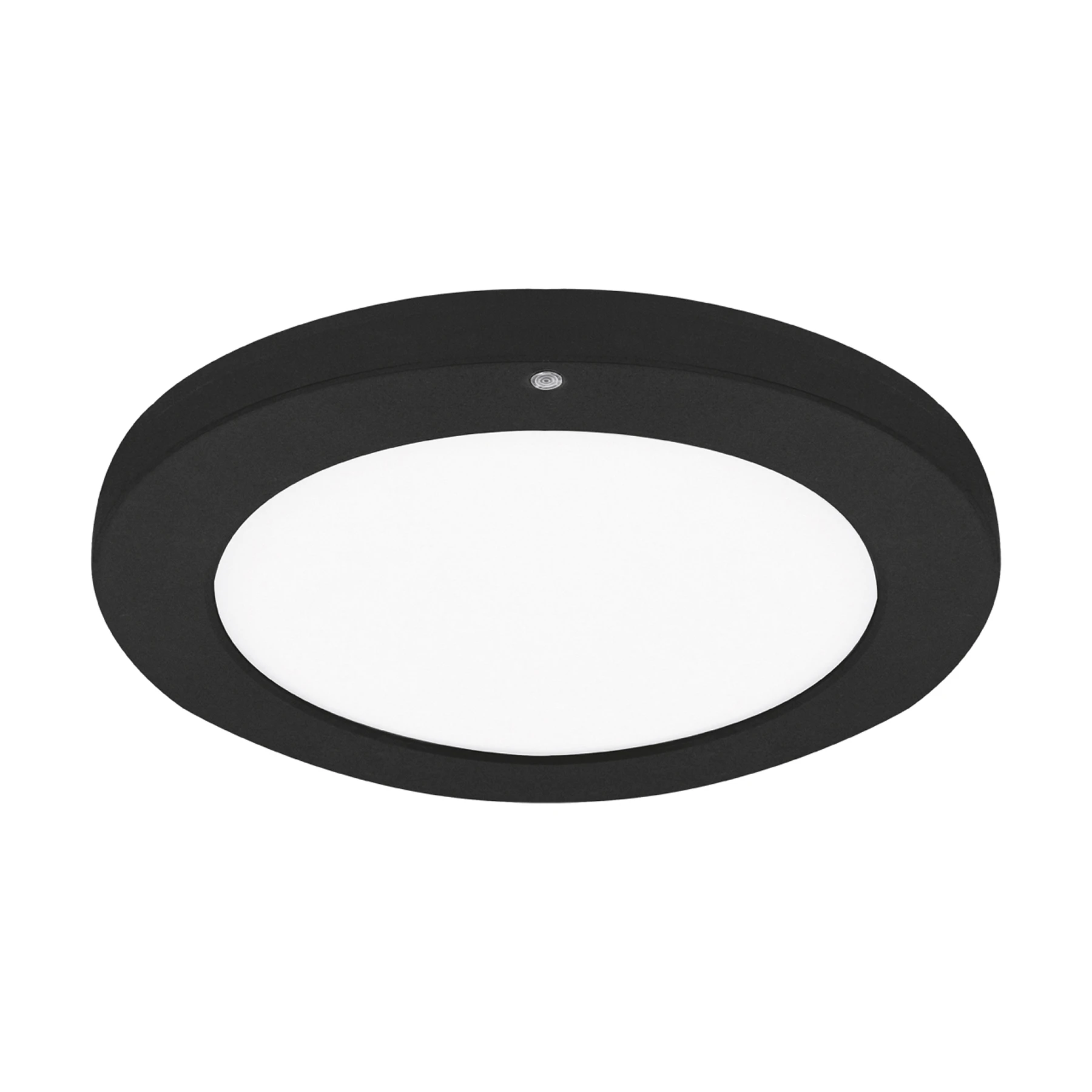 Decken Aufbauleuchte in schwarz - Ø18cm - 12 W - Lichtfarbe: weiß einstellbar