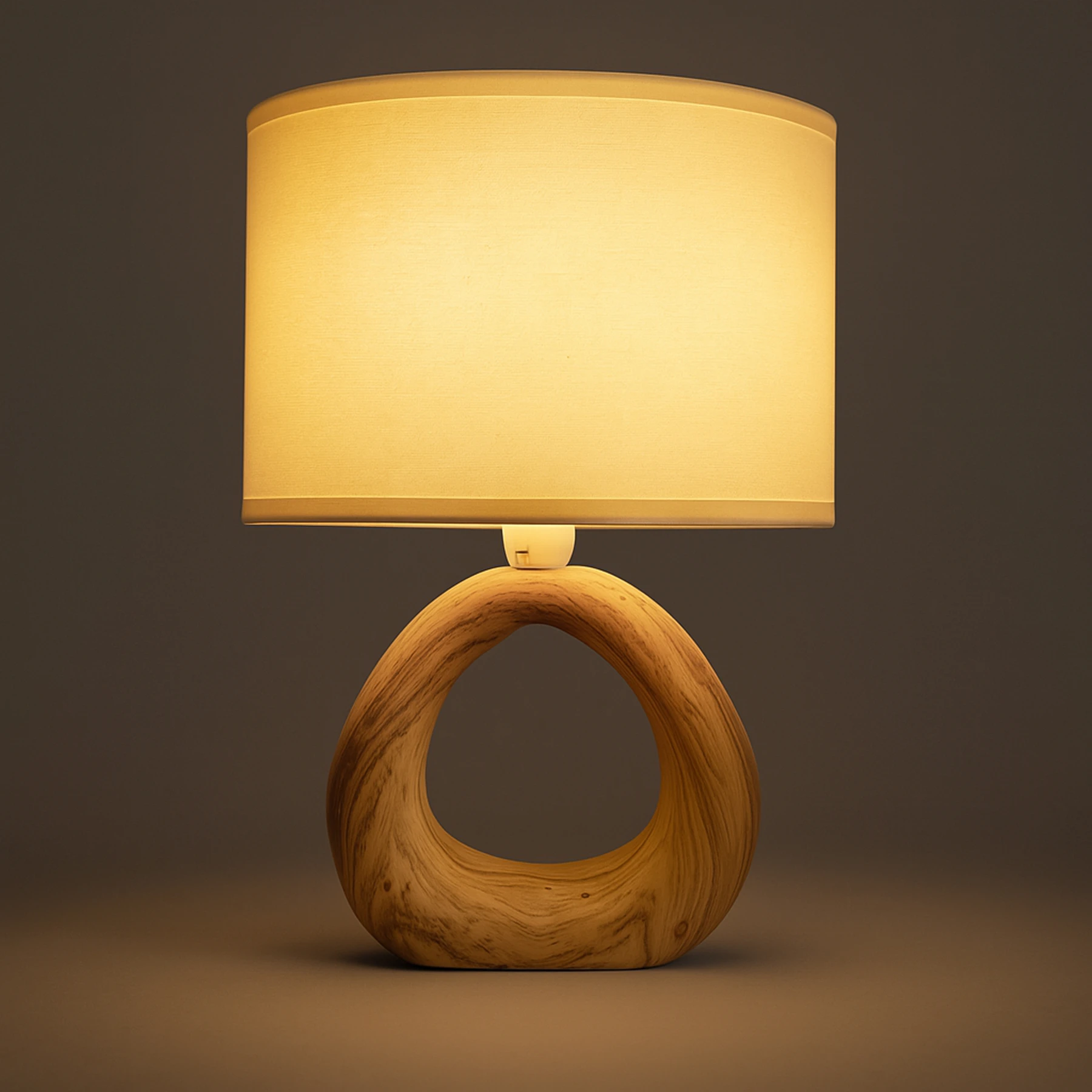 GOLF - Tischleuchte indoor in braun/beige - Lichtfarbe: individuell wählbar