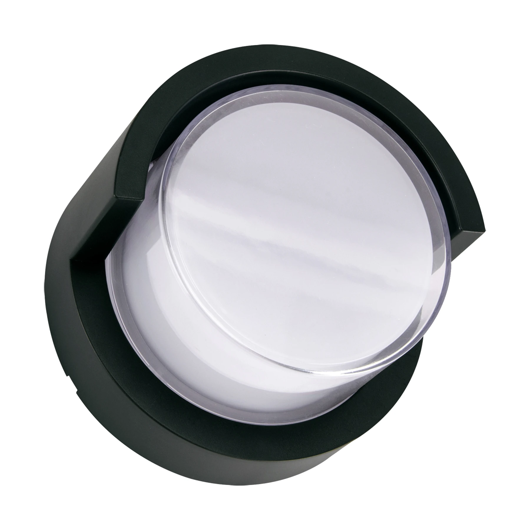 Wandleuchte outdoor in schwarz - 12 W - Lichtfarbe: neutralweiß