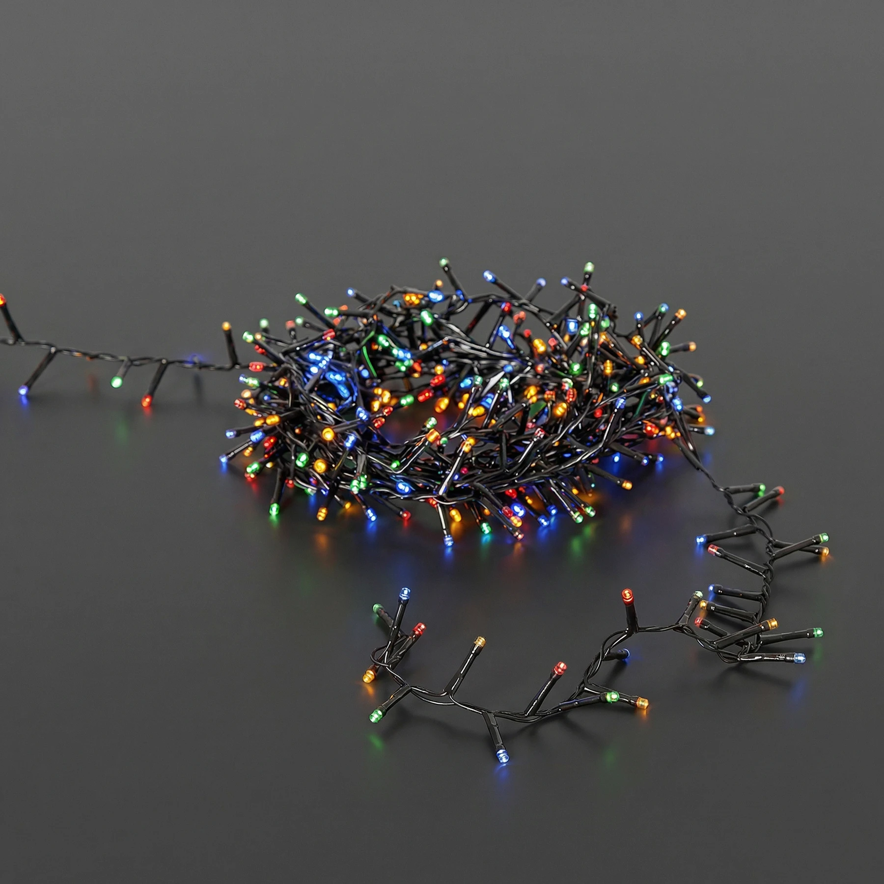 Flashy - Lichterkette für außen - 30 m - 1500 LEDs - Timer - Netzbetrieb - 8 Funktionen - Mehrfarbig