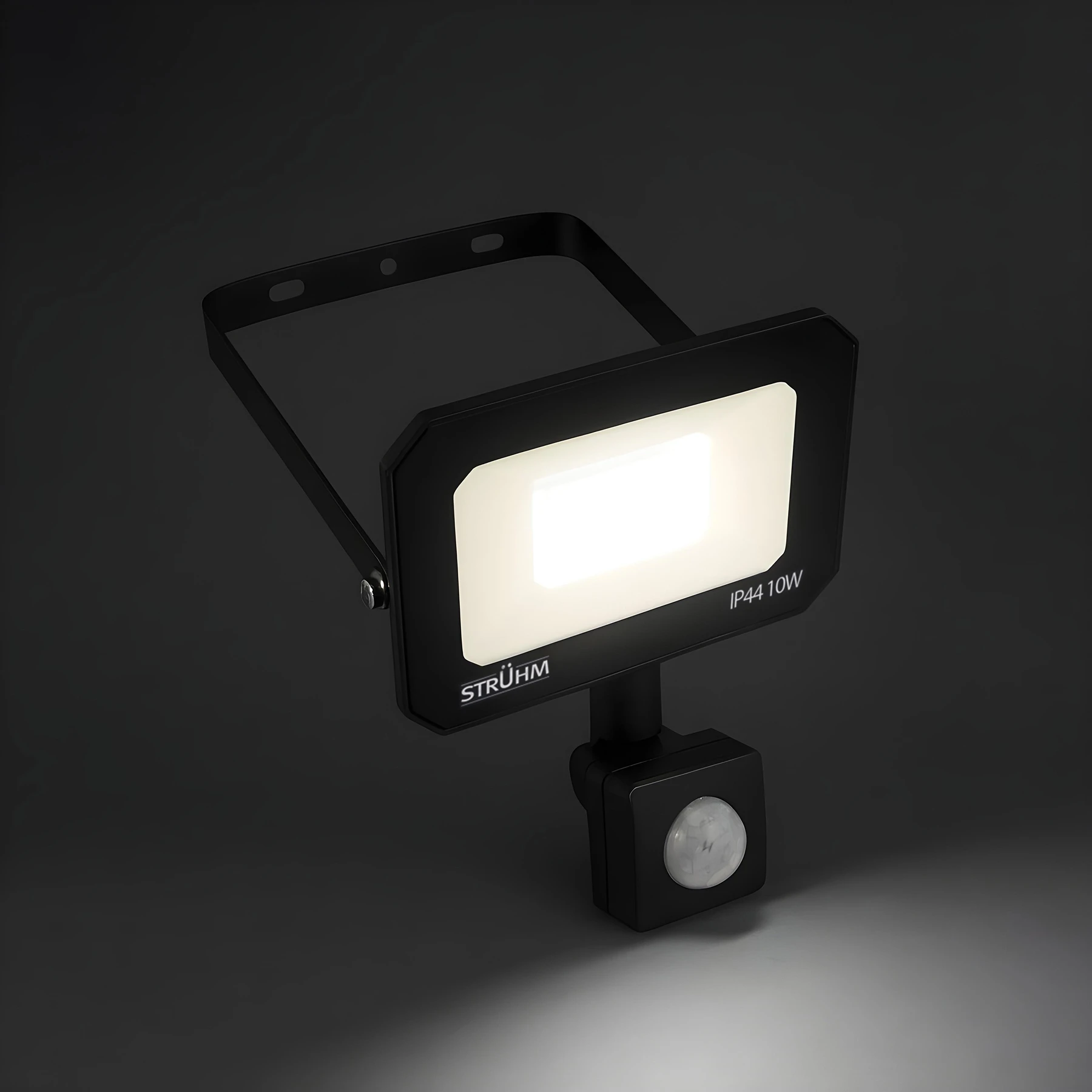 LED Strahler mit Bewegungsmelder - 8 x 12 x 5,2 cm - 10 W - Lichtfarbe: Neutralweiß