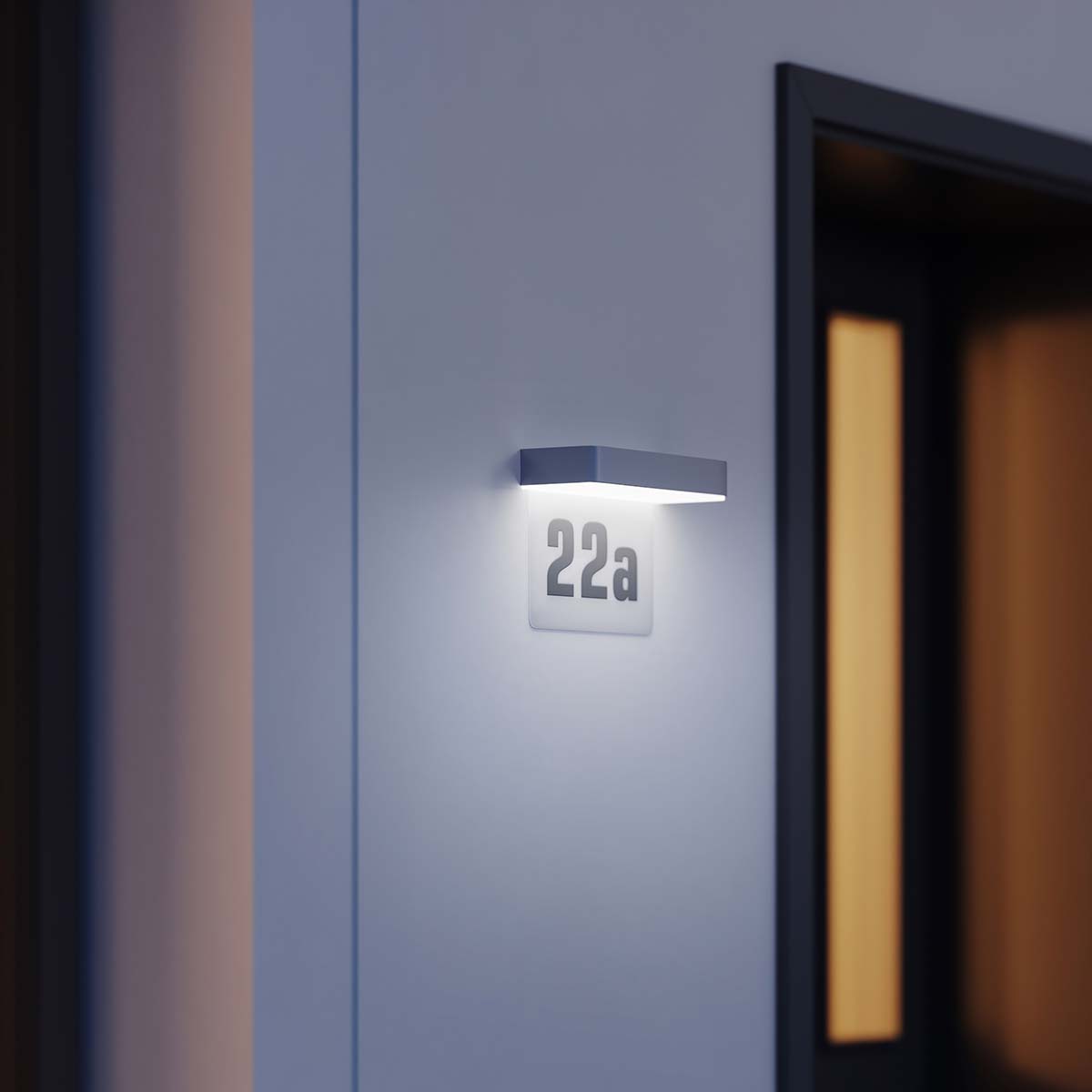 Steinel, Außenleuchte Hausnummer - XSolar SOL-O HN ANT