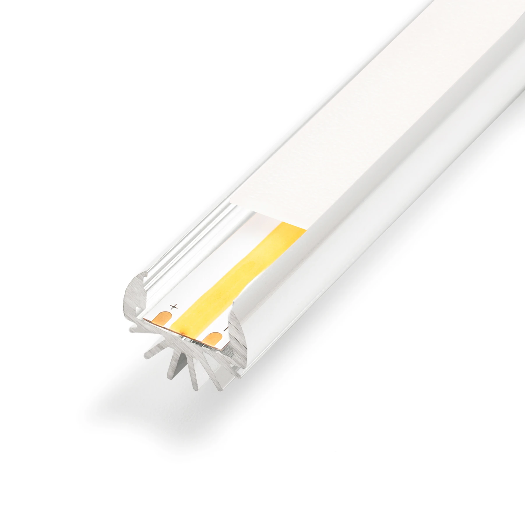 diffuse Abdeckung für LED Rundprofil - select, PZ0-2 - 100cm Länge