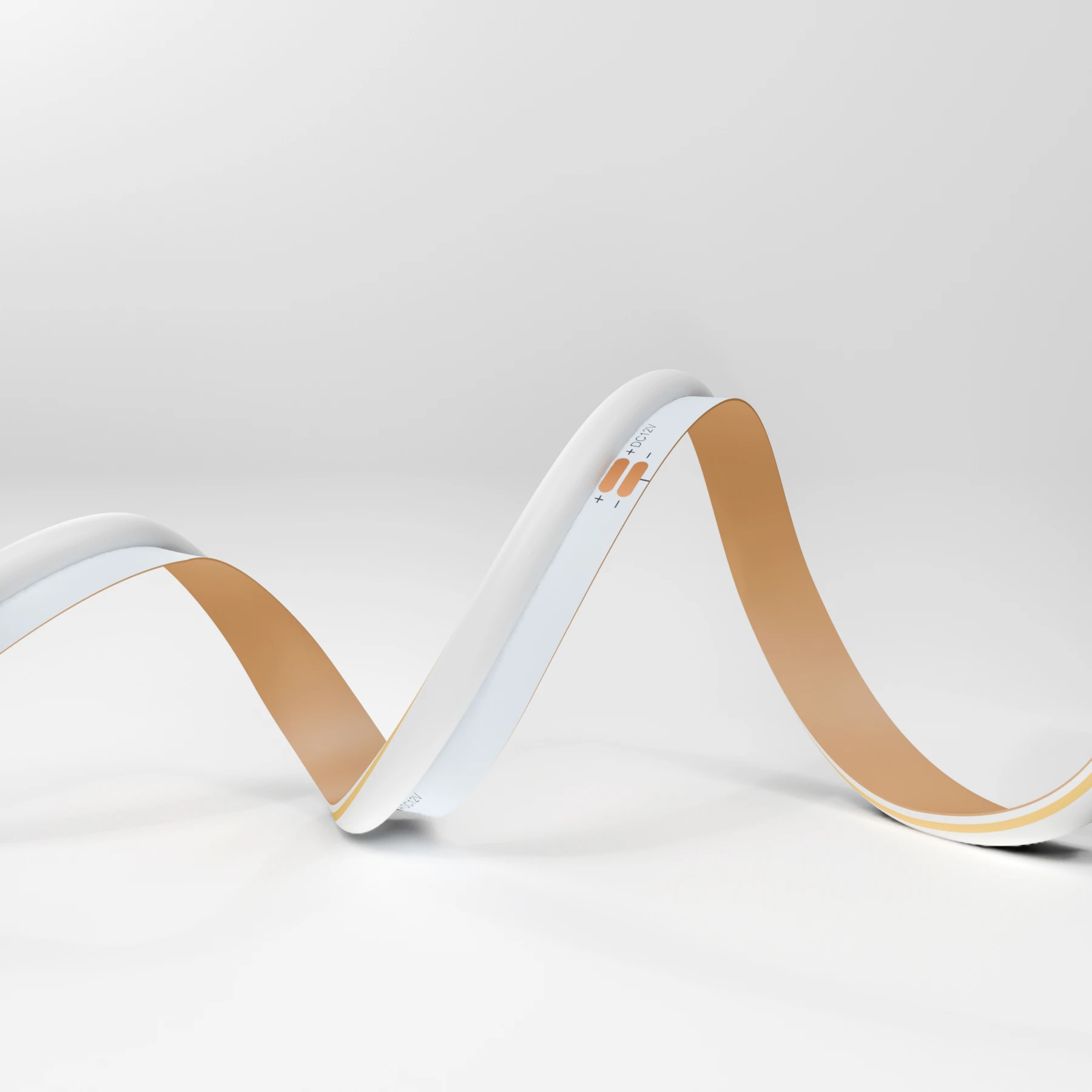 12V COB LED Streifen - weiß  - seitlich abstrahlend - alle 5cm teilbar