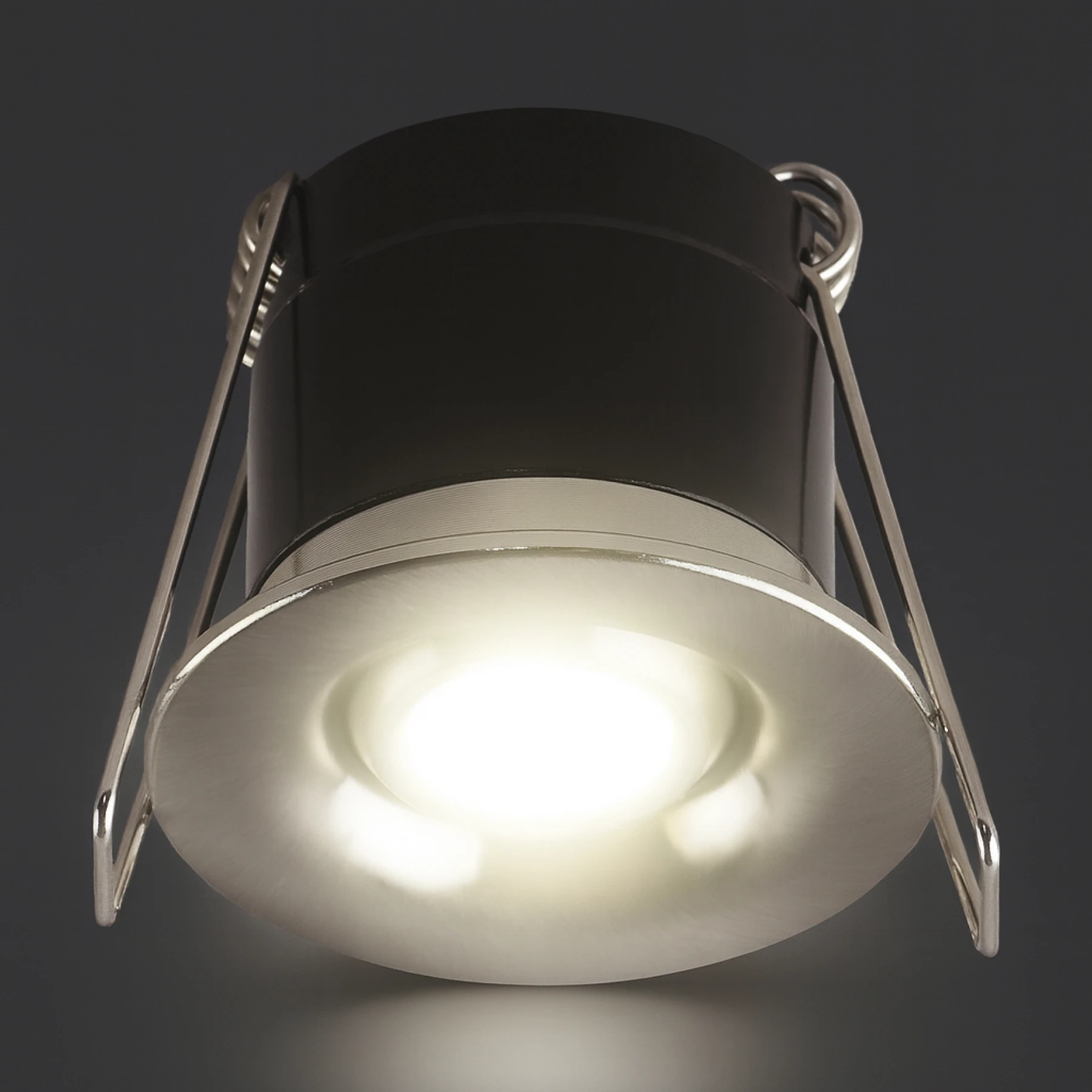 GOL LED C - Einbau Deckenspot in mattchrom - 1,6W - Lichtfarbe: neutralweiß