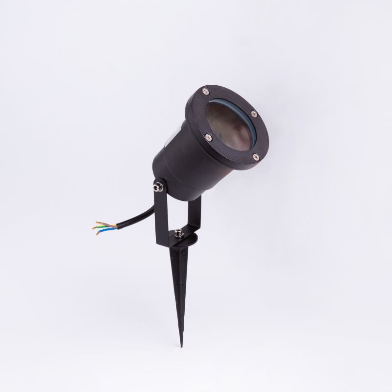 LED - Spotlicht mit Erdspieß - GU10 - 230V - IP65 - ohne Leuchtmittel