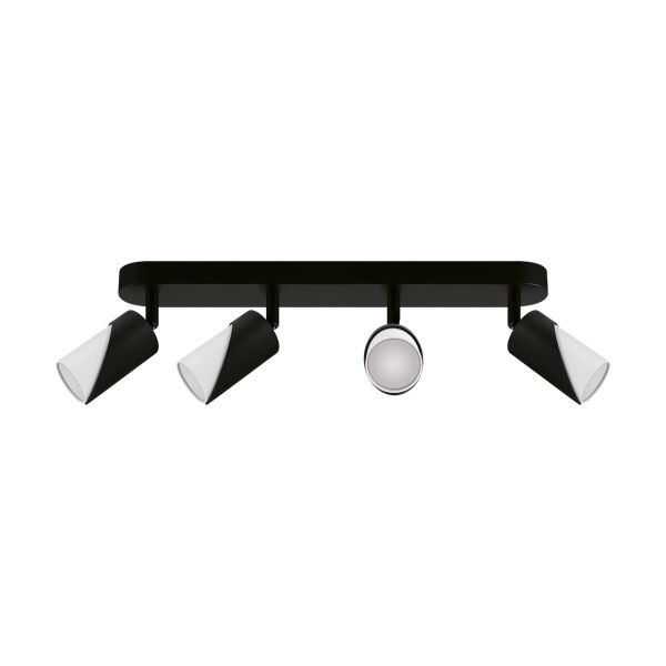 ZEBRA SPT 4 - Decken Spotleuchte in schwarz/weiß - Lichtfarbe: individuell wählbar