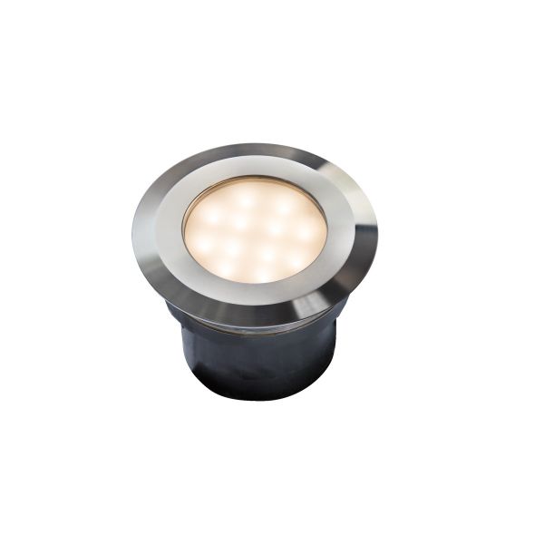 Garden Lights, 12V Einbaustrahler - Gavia, 2W, warmweiß + weiß, IP67