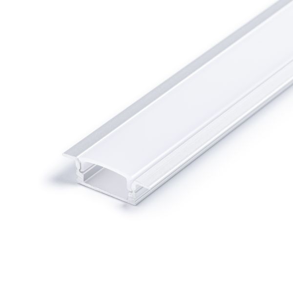 Aluminium Profilabdeckung 23X8mm für LED Streifen - Profilzubehör