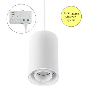 230V LED 3-Phasen Schienenleuchte - Spot Chloe - 10W - GU10, weiß 230V LED 3-Phasen Schienenleuchte - Spot Chloe - 10W - GU10, weiß