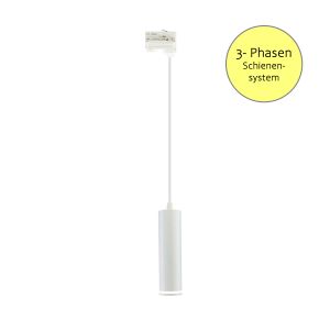 230V LED 3-Phasen Schienenleuchte - Madara Mini Ring - 10W - GU10, weiß 230V LED 3-Phasen Schienenleuchte - Madara Mini Ring - 10W - GU10, weiß