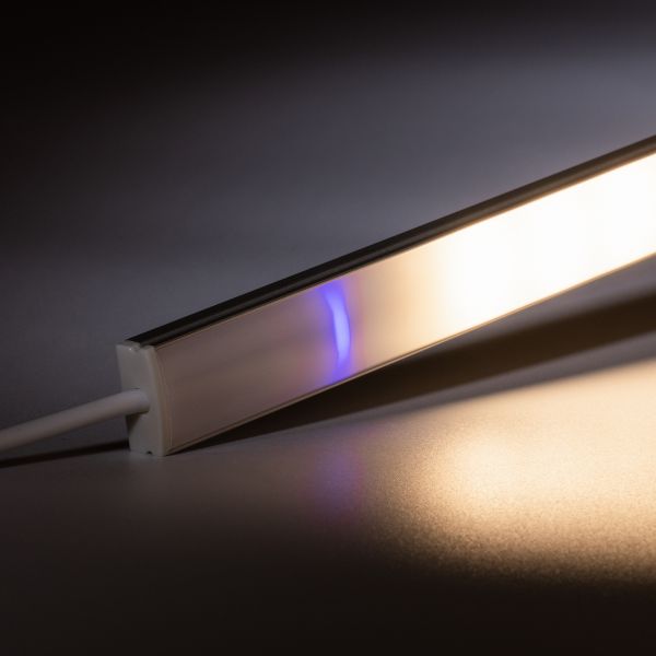 24V Touch Aluminium LED Leiste - neutralweiß - diffuse Abdeckung - bis 3m Länge