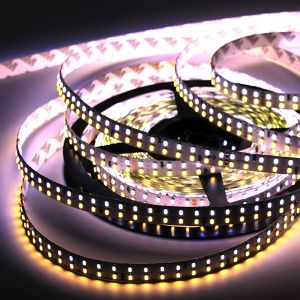 24V TWIN LED Streifen – Farbtemperatur einstellbar – 224 LEDs je Meter – alle 6,25cm teilbar 24V TWIN LED Streifen – Farbtemperatur einstellbar – 224 LEDs je Meter – alle 6,25cm teilbar