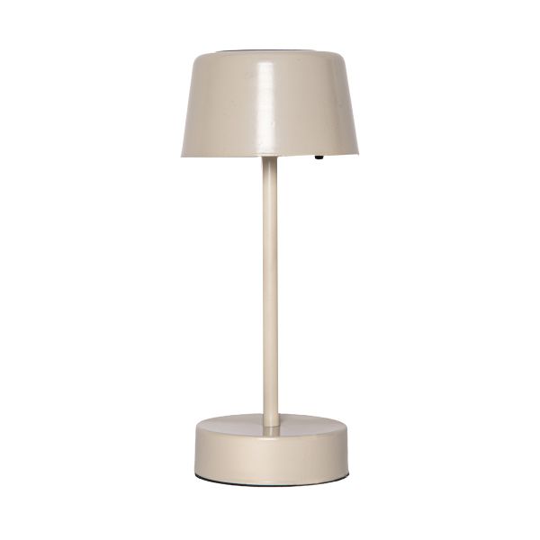 Solei - Solar Tischleuchte in beige - Lichtfarbe: warmweiß