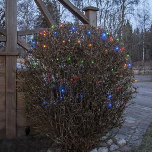 Battery - Lichternetz für außen - 1,5 m - 80 LEDs - Timer - Batteriebetrieb - Mehrfarbig Battery - Lichternetz für außen - 1,5 m - 80 LEDs - Timer - Batteriebetrieb - Mehrfarbig