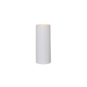 Flamme Rak - Kerze für außen - Weiß - Höhe: 27,5 cm - Batteriebetrieb - Timer - sanft flackernd Flamme Rak - Kerze für außen - Weiß - Höhe: 27,5 cm - Batteriebetrieb - Timer - sanft flackernd