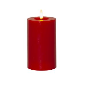 Flamme Flow - Kerze für innen - Rot - Höhe: 15 cm - Batteriebetrieb - Timer - flackernd Flamme Flow - Kerze für innen - Rot - Höhe: 15 cm - Batteriebetrieb - Timer - flackernd