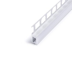 Aluminium LED Fliesenabschluss Profil in Wunschlänge, 4,1 x 1,3cm Aluminium LED Fliesenabschluss Profil in Wunschlänge, 4,1 x 1,3cm