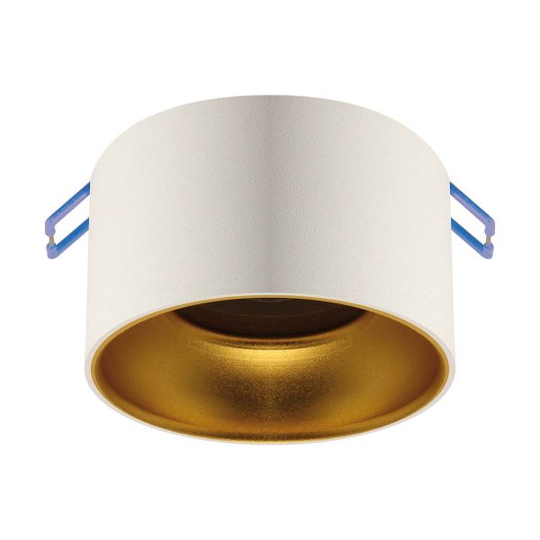 230V LED - Einbauleuchte - 35W - GU10-MR16, weiß-gold