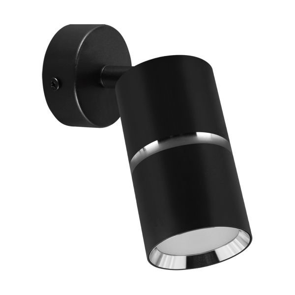 DIOR SPT 1 - Decken Spotleuchte in schwarz/chrom - Lichtfarbe: individuell wählbar