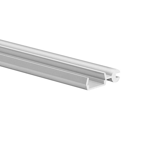 Klus, Aluminium LED Aufbau Profil, Poli, 2,61 x 0,7cm
