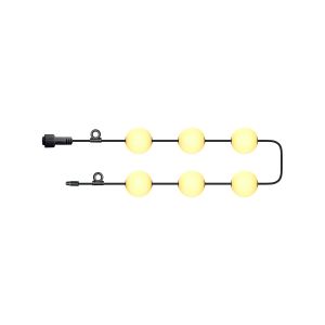 LED - Lichterkette mit 6 Lichtkugeln in 5,5m Länge und Solarpanel - für Außen,warmweiß,wasserfest LED - Lichterkette mit 6 Lichtkugeln in 5,5m Länge und Solarpanel - für Außen,warmweiß,wasserfest