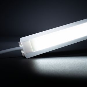 24V White Line Aluminium Einbau LED Leiste - COB - weiß - diffuse Abdeckung 24V White Line Aluminium Einbau LED Leiste - COB - weiß - diffuse Abdeckung