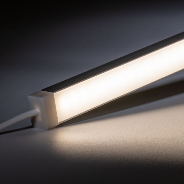 24V wasserfeste Aluminium LED Leiste - neutralweiß - diffuse Abdeckung - IP65