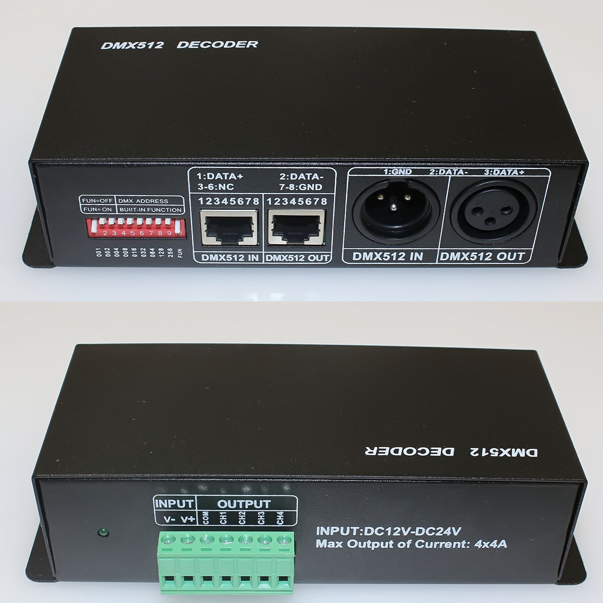 DMX 512 Decoder 4-Kanal | leds24.com
