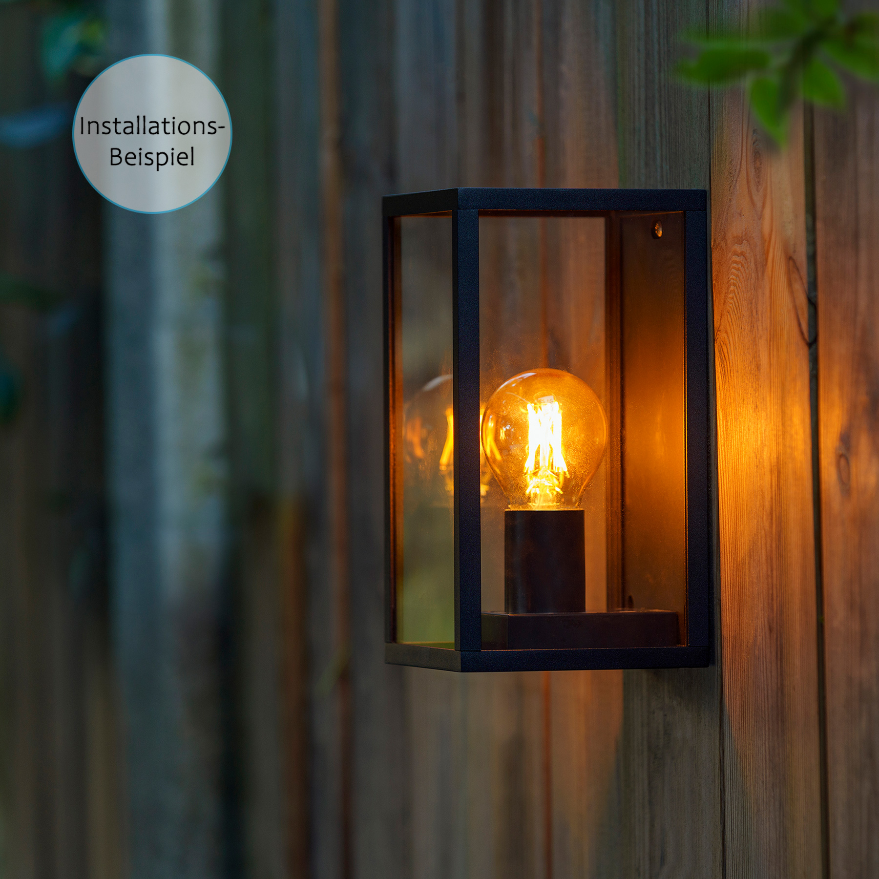 12V Filament Wandleuchte Garden Lights Sitta, 3,5W, extra